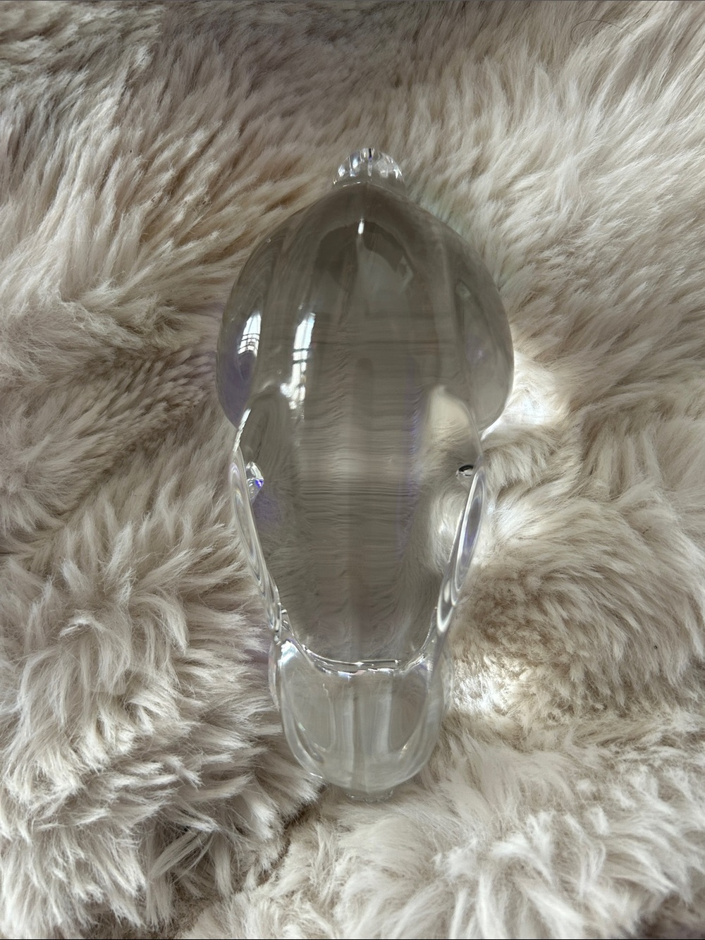 Princess House Clear lead Crystal Bunny Figurine - Picture 2 of 5